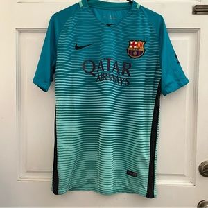 Bundle 2016/2017 Nikes FC Barcelona Jerseys (S)for adult and (M)for Boys.
